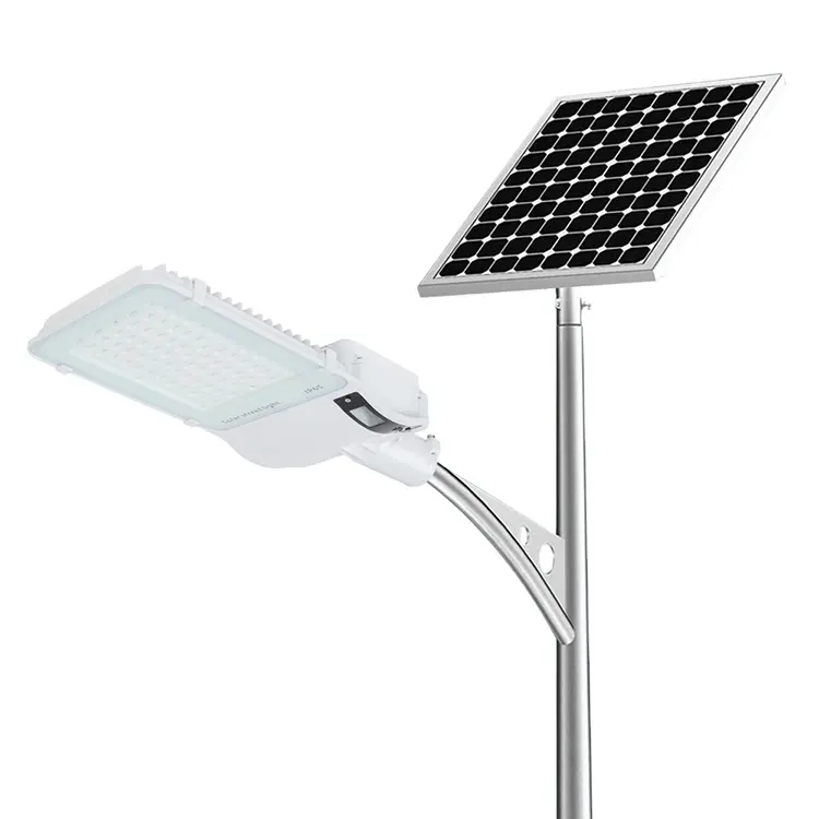 LAP High Power Anti-theft Lithium Battery 100w 150w Led Solar Street Light With Pole
