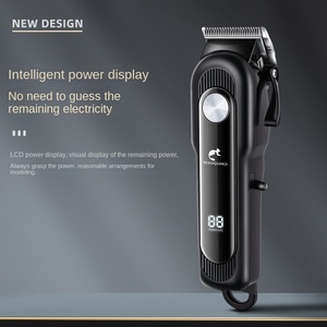 पालतू इलेक्ट्रिक क्लिपर बैटरी से चलने वाले कुत्ते बिल्ली बाल शेवर नरम सुविधा अनुकूलित ट्रिम उपकरण - Product Image 2