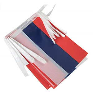 Drapeau à cordes Molis Russie 5.5*8.8in, bannières de drapeau de pays russe pour la célébration de la grande ouverture <span class=keywords><strong>UEFA</strong></span> <span class=keywords><strong>Euro</strong></span> 2020 - Product Image 1