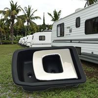 Serrure à double point pour voiture et camping-car Poignée de porte d'entrée Euro pour caravane RV