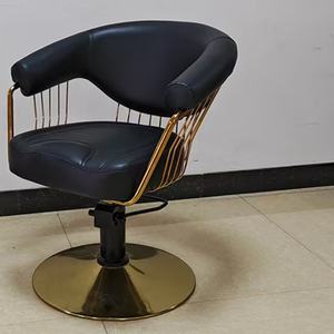 Silla de Barbero Moderna de Alta Calidad, Ajustable en Altura, Multifuncional, de Cuero y Acero, para Salón de Belleza, Gran Venta - Product Image 1