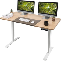 Bureau de direction moderne électrique réglable en hauteur, table d'ordinateur ergonomique motorisée pour bureau