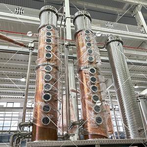 DYE 1000L 5000l vodka <span class=keywords><strong>gin</strong></span> machine d'alambic distillation à la vapeur industrielle moonshine distillerie de vodka et de whisky distillateur de grappa - Product Image 5