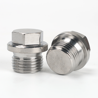 Bouchon hexagonal externe en acier inoxydable super duplex 2507, vis à tête hexagonale sur mesure pour vannes de pipeline pétrolier et gazier
