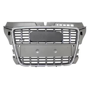 Grille de pare-chocs avant en maille grise pour <span class=keywords><strong>A3</strong></span> S3 Style 2009-2013 - Product Image 1