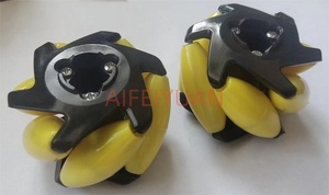 Fast <strong>Wheel</strong> 60mm 360 Degree Omni <strong>Wheel</strong> Polyurethane <strong>Mecanum</strong> <strong>Wheel</strong> for Warehousing Logistics Turn - Product Image 3