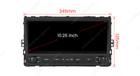 MEKEDE 10.26 inci 4core 8core Multimedia Mobil Car-play Auto untuk VW MQB POLO VI Jetta MK7 T6 Bora Mendukung DVR Kamera Belakang