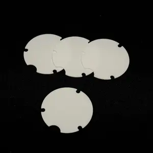 Pengeboran Laser 96% keramik aluminium Disk Wafer substrat cakram Alumina elektronik