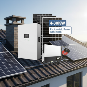 ระบบพลังงานแสงอาทิตย์อุตสาหกรรมขนาด 10KW 20KW 30KW 50KW 100KW แบบออฟกริด ราคาถูก ระบบกักเก็บพลังงานสำหรับบ้าน GBP - Product Image 1