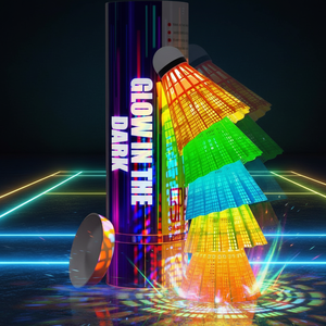 Volants <span class=keywords><strong>de</strong></span> <span class=keywords><strong>badminton</strong></span> d'entraînement EAGLES LED, plumes en nylon durables, utilisation intérieure/extérieure, lot <span class=keywords><strong>de</strong></span> 11 et lot <span class=keywords><strong>de</strong></span> 5 - Product Image 3