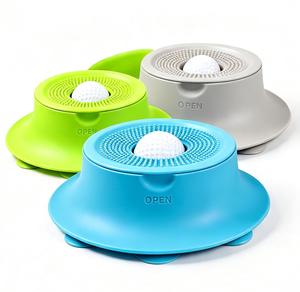 2 in 1 Pet Slow Feeder Bowl & Licking <b>Mat</b> Anti-Slip Silicone Dog Puzzle Feeder with <b>Rolling</b> Ball Slow Eating Anti-Choking Bowl - Product Image 1
