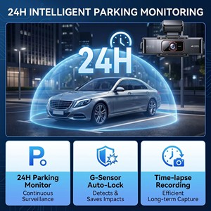 Exclusivo Grabador de Video para Auto DVR 4K UHD de 4 Canales, Grabación en Bucle de 3 Canales, WDR, WiFi, Cámara Delantera, Trasera e Interior, Súper - Product Image 4