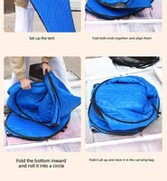 Tente de Douche et de Toilette Portable Polyvalente pour Camping en Plein Air, Abri d'Intimité, Vente en Gros Direct Usine pour Plage, Camping-Car et Voyage