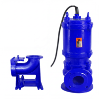 Pompe submersible verticale JYWQ WQ à basse pression anti-colmatage pour eaux usées à usage industriel avec support personnalisé