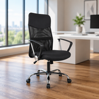 Chaise de bureau ergonomique au design contemporain Chaise élévatrice moderne pour directeur exécutif avec mousse pivotante réglable et matériau en maille