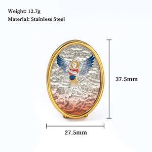 Figura Personalizable del Arcángel Miguel <span class=keywords><strong>de</strong></span> GIVELUCK, Decoración <span class=keywords><strong>Católica</strong></span> Artesanal para el Hogar, Espiritual y Religiosa - Product Image 2