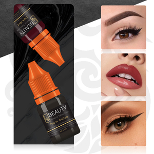 Tinta de cuchillas multicolor para Microblading, pigmento de maquillaje permanente para cejas, labios, tinta líquida de 10ml con caja de paquete - Product Image 2