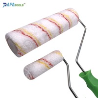 Qualité peinture ensemble manchon recharge brosse couverture 4 5 fil Cage doublure cadre poignée outil 9 pouces microfibre plateau peinture rouleau Kit