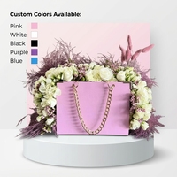 Boîte de présentation de roses éternelles en gros, en acrylique transparent, avec un impact visuel amélioré, par le fabricant