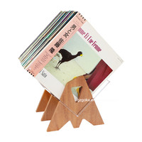 Collection de vinyles modernes en sapele et acrylique de 12 pi pour disques