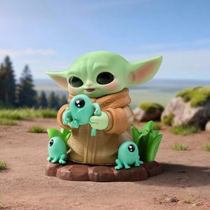 POP MART <span class=keywords><strong>Star</strong></span> <span class=keywords><strong>Wars</strong></span> Grogu Serie Tiny but Mighty, Statuette da Collezione per Regali di Compleanno e Festività per Bambini - Product Image 3