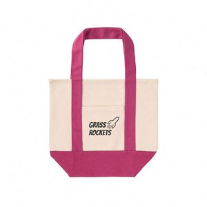 Sac fourre-tout réutilisable en toile tendance avec logo personnalisé, poches couleur bonbon, design vierge pour cadeaux de mariage, voyages, cadeaux de fête nuptiale - Product Image 6