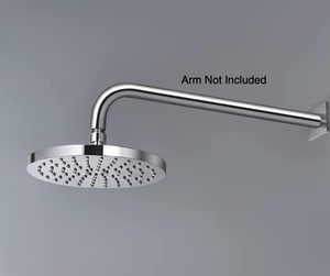 Douche de tête à effet pluie en acier inoxydable, pommeau de douche rond chromé de 200mm avec buses <span class=keywords><strong>anti</strong></span>-<span class=keywords><strong>calcaire</strong></span> - Product Image 5