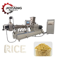 Ligne de production de riz texturé fortifié avec extrudeuse bivis pour la fabrication de riz artificiel 200-500 kg/h