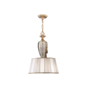 Qualità Premium lampada da soffitto a sospensione a LED durevole granato color ambra oro tonalità di illuminazione naturale interruttore di sicurezza per soggiorno Hotel - Product Image 1