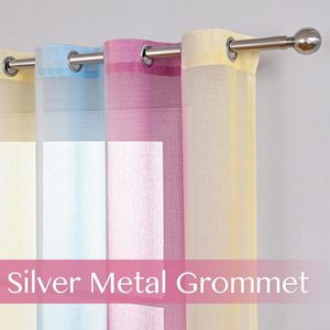 Colorido Ombre <span class=keywords><strong>Dolly</strong></span> Cortinas para niñas 63 pulgadas 2 paneles Unicorn <span class=keywords><strong>Princess</strong></span> Theme en púrpura azul amarillo para decoración de cenefas de dormitorio - Product Image 2