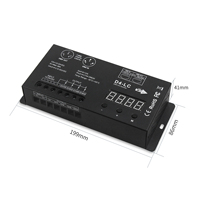 Nuevo producto de alta potencia 4 canales RGBW DMX512 decodificador DMX Controlador LED para iluminación de escenario