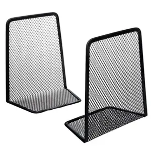 Professional Manufacture Durable Metal Mesh Bookends Metal Bookends Office Bookends