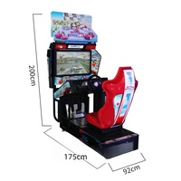 Simulateur de course de divertissement Simulateur de chaise Machine d'arcade de course Jeux d'arcade à vendre
