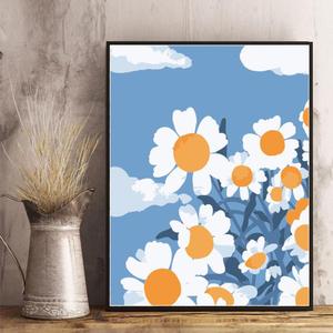 Pittura a olio digitale DIY tulipano fiori 30*40 pittura a caldo con numeri - Product Image 4