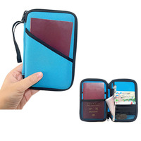 Porta Pasaportes con Logotipo Personalizado, Cartera de Viaje Personalizada, Organizador de Documentos para Viajes de Negocios y al Aeropuerto