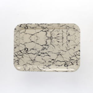 Personalizado de impresión completa rectangular fuerte y reutilizado 100% PP bandeja de servir comida - Product Image 4