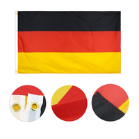 Drapeau national de l'allemand 90*150cm Polyester de haute qualité Pays Noir Rouge Jaune Allemagne Drapeaux