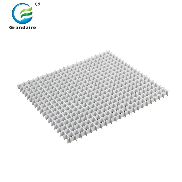 HVAC System Mill Finish Aluminum Egg Crate Core Ceiling Lighting EggCrate Panel Sheet for Air Conditioning