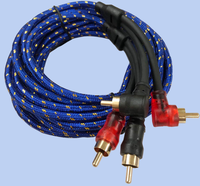 Kabel RCA 2 Saluran 1m 2m 3m 5m 6m, Konektor Stereo Audio Male to Male, Kabel Audio Mobil