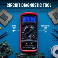 Multimeter Layar Digital-Instrumen Pengukur Resistansi & Tegangan Multi-Fungsi untuk Teknisi Listrik