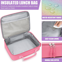 Ensemble de contenants à bento coréen nordique durable bon marché portable empilable pour l'école et les enfants avec verres en plastique