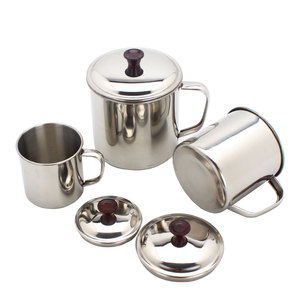 Taza de Acero Inoxidable de Alta Calidad al por Mayor, Taza para Beber Agua con Tapa de Acero - Product Image 6