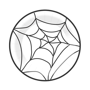 Platos Desechables de Papel con Diseño de Calavera y Araña para Halloween, Marca DAMAI, Estilo Vintage, Juego de Vajilla para Fiesta de Halloween - Product Image 5