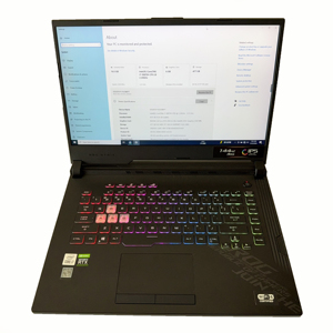 Portátil para juegos de 15.6 pulgadas Asus ROG Strix G512LV Core i7-10870H RTX 2060 6GB GPU, portátiles usados - Product Image 3