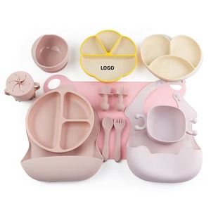 Productos de Seguridad para Bebés, Plato de Alimentación para Niños con Separador, Libre de BPA, No Tóxico, de Grado Alimenticio, con Cuchara - Product Image 4