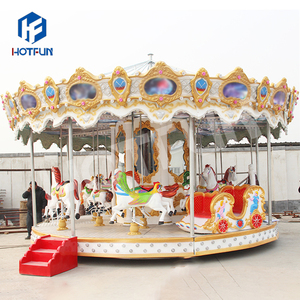 Haute qualité commerciale intérieur extérieur enfants électrique bon marché carrousel et grand cheval carrousel à vendre - Product Image 2