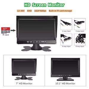 Popolare AI rilevamento della fotocamera con 4 telecamere Monitor da 10.1 pollici di allarme vocale esterno BSD AI telecamera per carrelli elevatori <span class=keywords><strong>Tr</strong></span> - Product Image 4