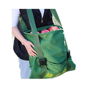 Autonomy Fruit Picking Bag Green Oxford Canvas <b>Small</b> Manual Orchard Harvest <b>Tool</b> For Apple Picking - Product Image 2