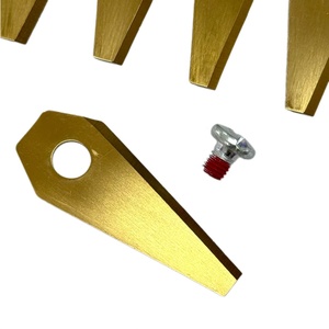 9 lames de coupe robotique de haute qualité pour tondeuse à gazon électrique Bos <span class=keywords><strong>Indego</strong></span> - Product Image 3
