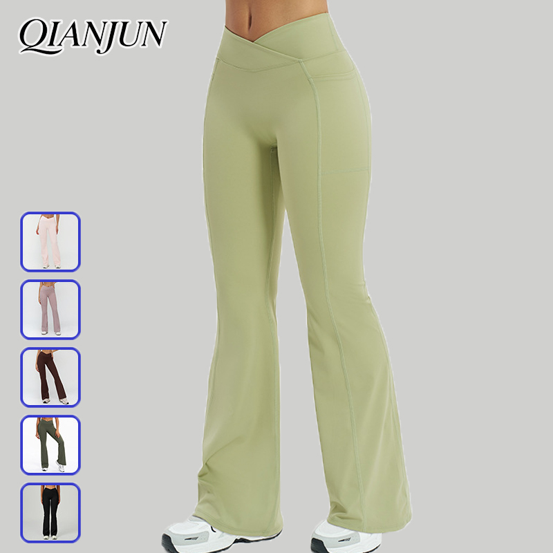 Women's Plus Size Yoga Pants Gym Clothing Fitness Workout Lift Hip V Legging High Waist Yoga Exercise Leggings